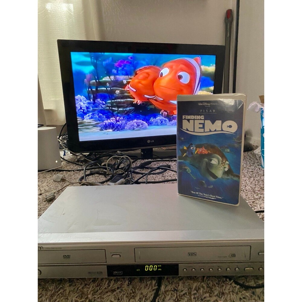 Samsung DVD-V5650 DVD VCR Combo Player 4-Head VHS Recorder TESTED & WORKS
